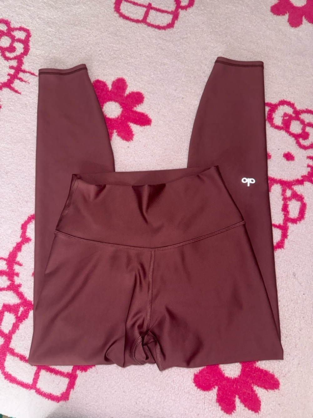 ALO Yoga Burgundy Seamless Leggings